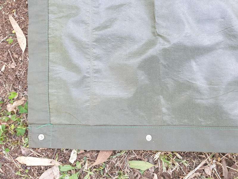 as new & unused Rhodesian era Army issue heavy duty PVC/vinyl olive green poncho very good condition
