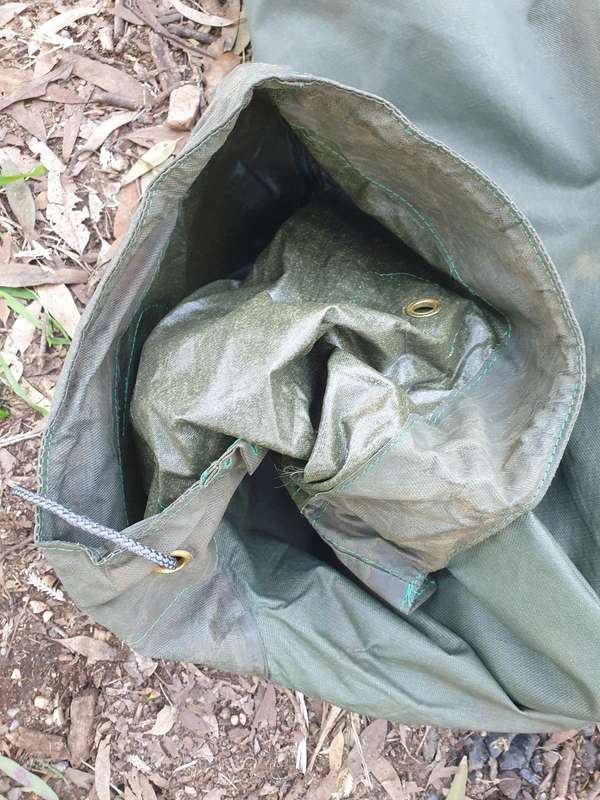 as new & unused Rhodesian era Army issue heavy duty PVC/vinyl olive green poncho very good condition