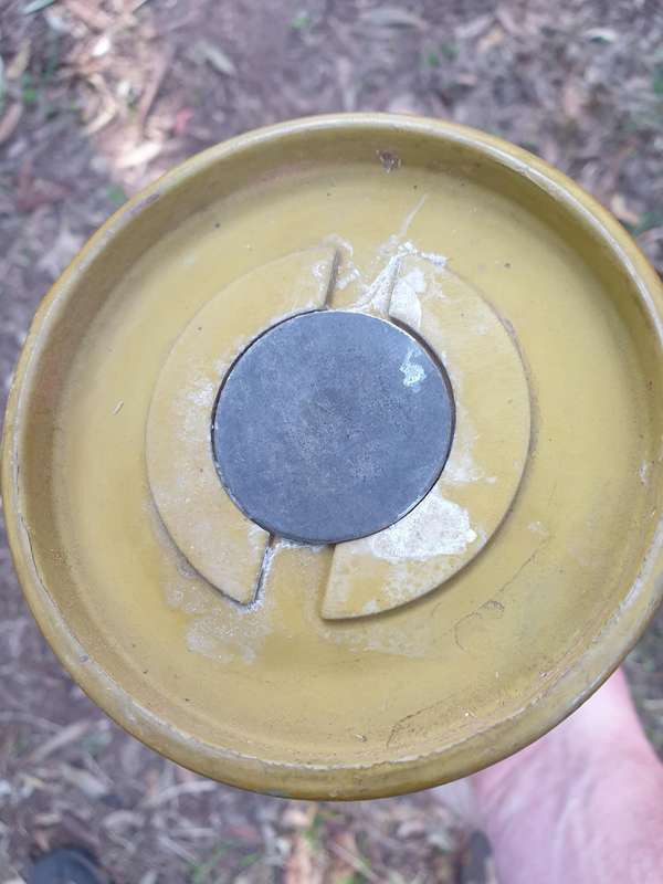 SWA/Angola & Rhodesia Border war era enemy used empty metal Chinese B-10 type ammo tube as per pics