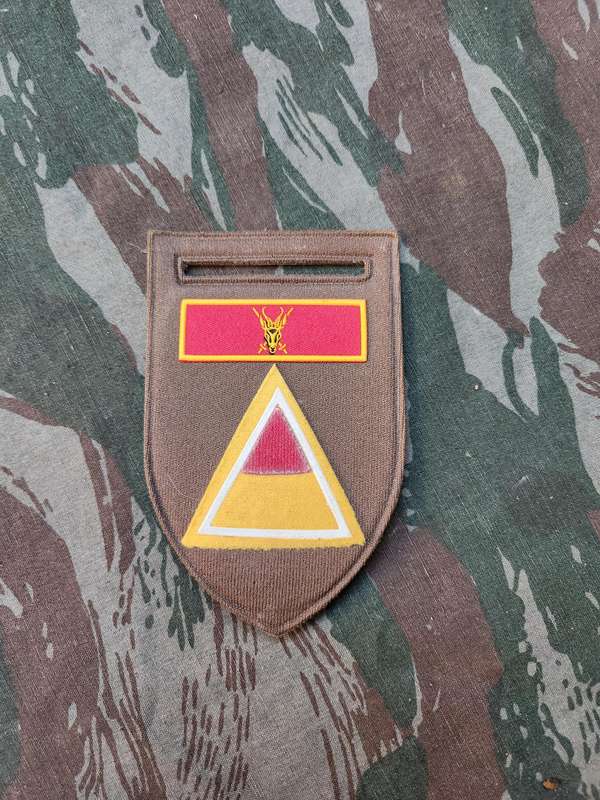 used 100% original SADF era SA Army SAAWCOL/SALVKOL (womans' college) ALPHA coy sub-unit nutria tupp