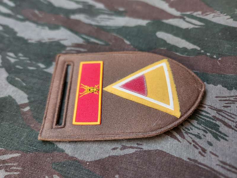 used 100% original SADF era SA Army SAAWCOL/SALVKOL (womans' college) ALPHA coy sub-unit nutria tupp
