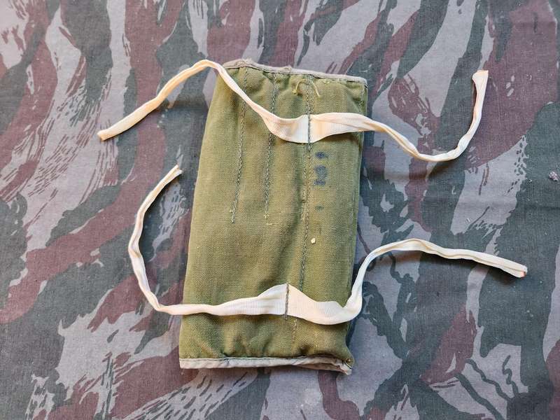 used complete SADF era issue original R1 rifle cleaning-kit with good copper barrel brush & fully