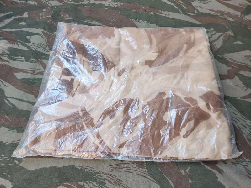 new & unused arid DPM camo "camo joes" tee-shirt in patt nominally adopted and known as AWB uniform