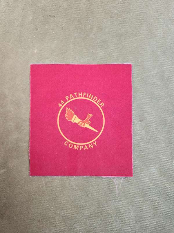 100% original new & unused SADF era 44 Para Bde Pathfinder (company) tracksuit badge - unused