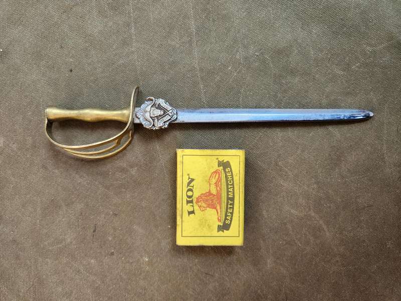 original period 32 Bn unit letter opener curio sold at unit - good period used condition no damage