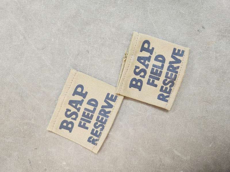 pair 100% original period Rhod BSAP Field reserve uniform eppaulettes - clean unused