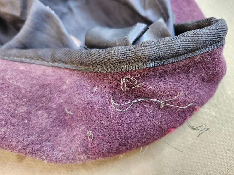 good used condition 100% original SADF era period SA Army Para Bn maroon beret (cloth badge removed)