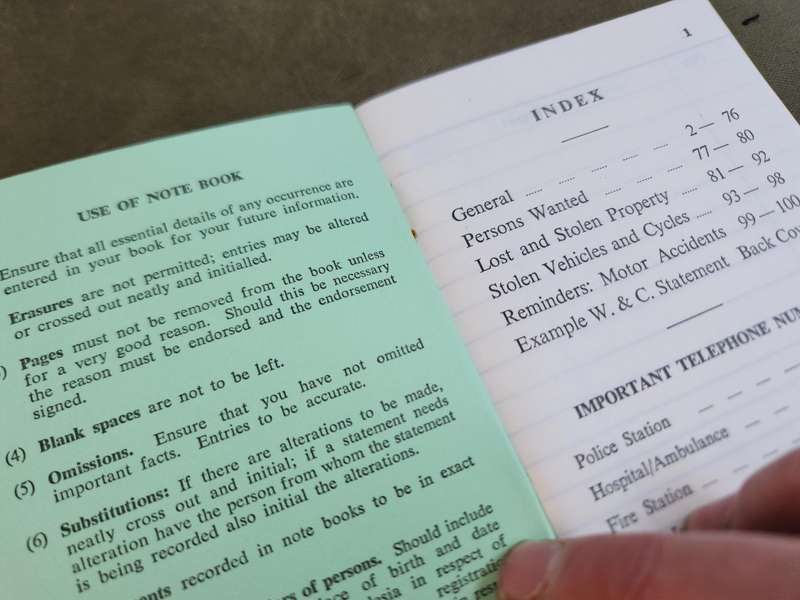 new & unused 100% original BSAP no. 4 small pocket book and appointment card as per pics