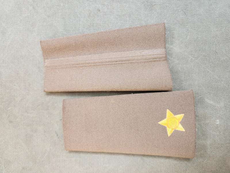 new & unused pair SADF era VARIATION (note stars) 2nd Lt SA Army off slip-on nutria tupper type rank