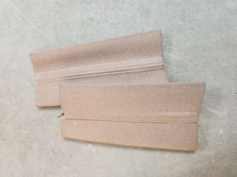 new & unused pair SADF era VARIATION (note stars) 2nd Lt SA Army off slip-on nutria tupper type rank