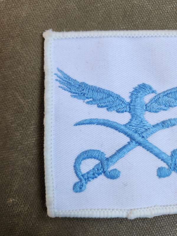 new & unused 100% original SADF era cloth embroidered SAAF PTIs track-suit badge