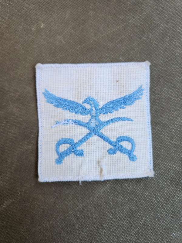 new & unused 100% original SADF era cloth embroidered SAAF PTIs track-suit badge