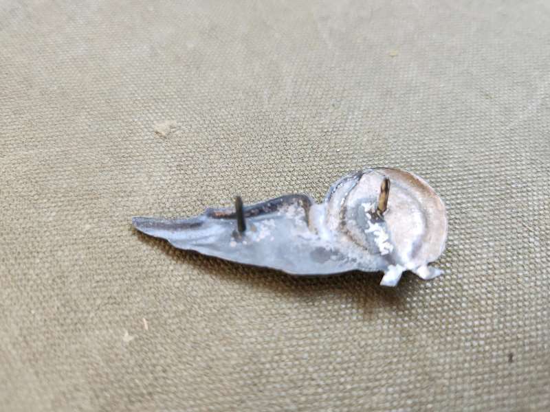 very scarce & rarely seen 100% original SWATF metal half-wing observers? with both rear pins intact