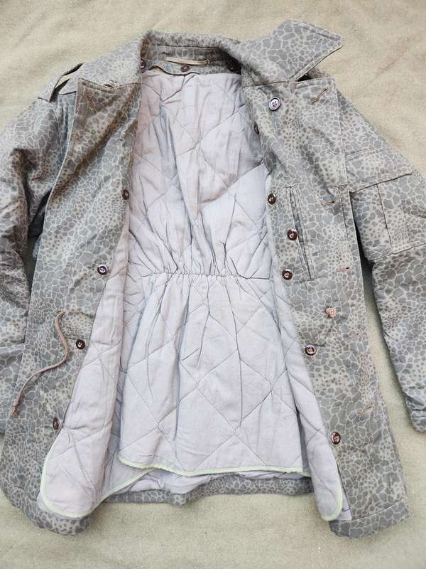 late cold war era Polish winter parka jacket size small - removable inner blanket lining - good used