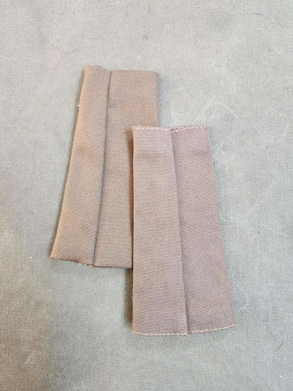 original as supplied pr. unused SADF era unit Chaplains (off type) slip-on field-dress nutria rank