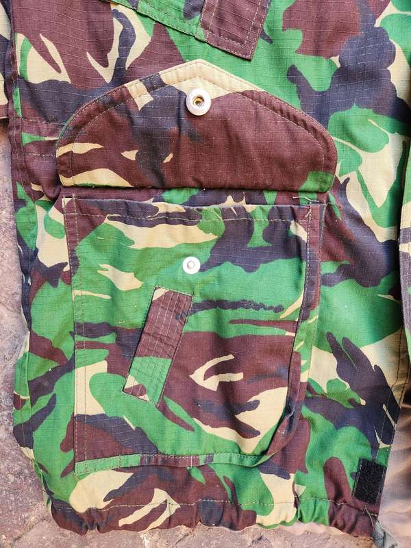 as new LARGE size "souk" made pvt purchase Indonesian Army tropical DPM jacket/ smock fully lined