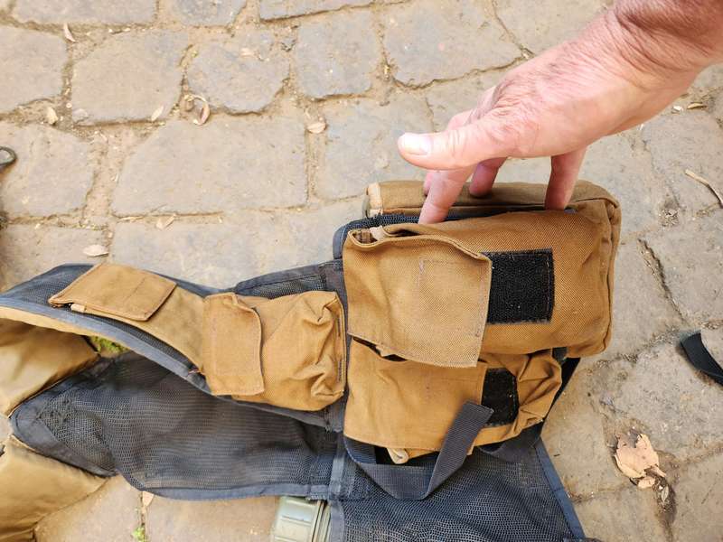 very good used condition SWATF type 1 basic light-weight patt 83 nutria battle-jacket for R1/G3 mags