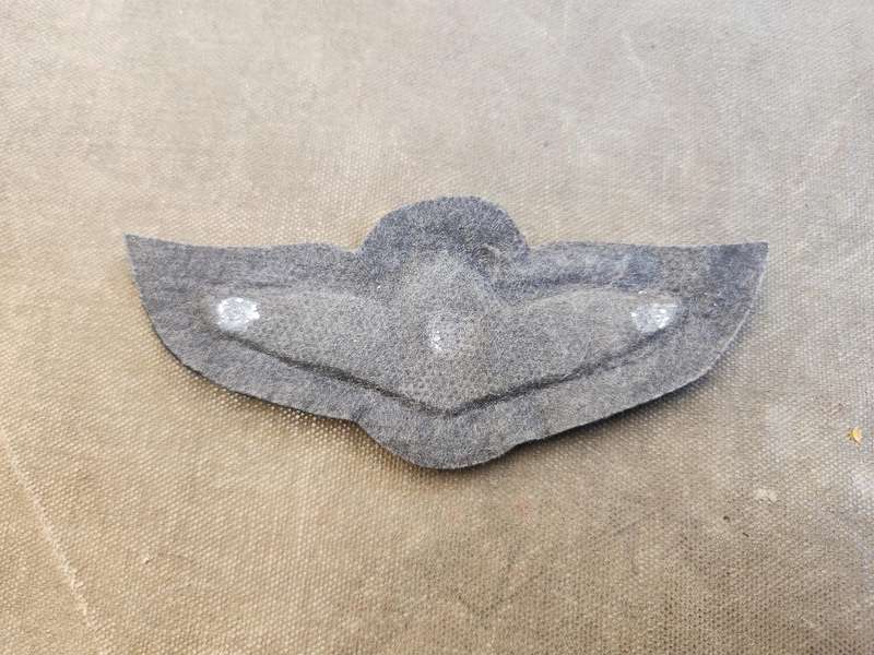 100% original full size padded Rhodesia Air Force UDI era pilot's wings - clean and no damage