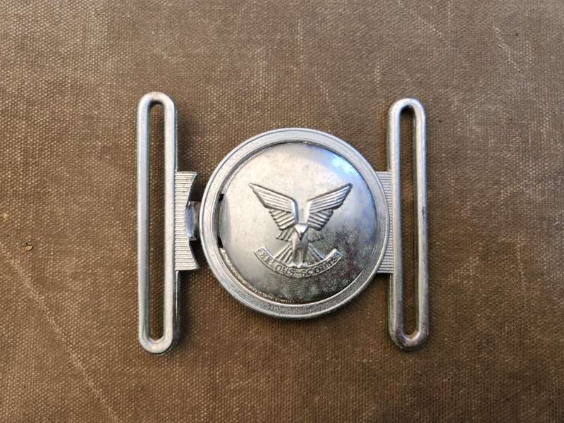 100% original Rhodesian Selous Scouts metal 2-piece belt buckle (no belting) REUTELEUR Salisbury mad