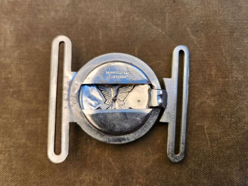 100% original Rhodesian Selous Scouts metal 2-piece belt buckle (no belting) REUTELEUR Salisbury mad