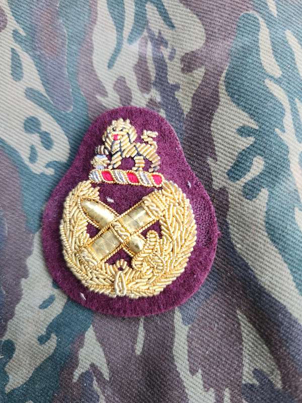 new & unused 100% original period SADF era SAMS female GENERALs sidecap/beret bullion badge