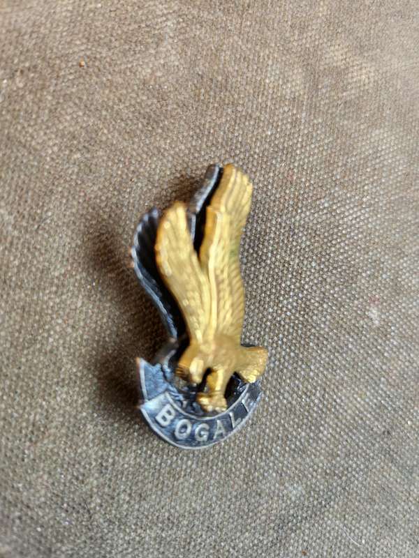 scarce original SADF era metal SA Army 118 SAI Bn beret badge