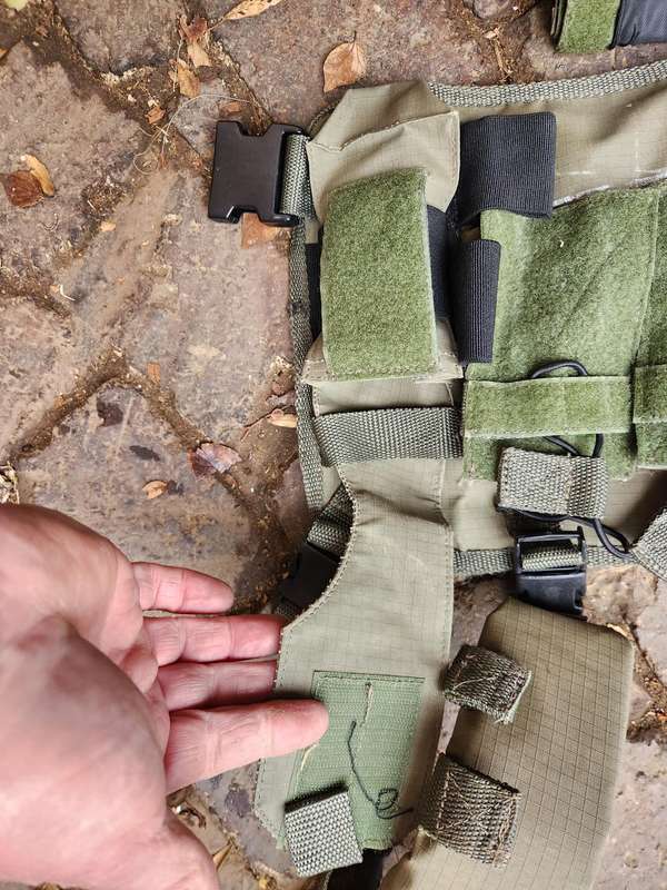 locally made ripstop canvas "patt83" type R1 chest webbing as new/unused clean & undamaged condition