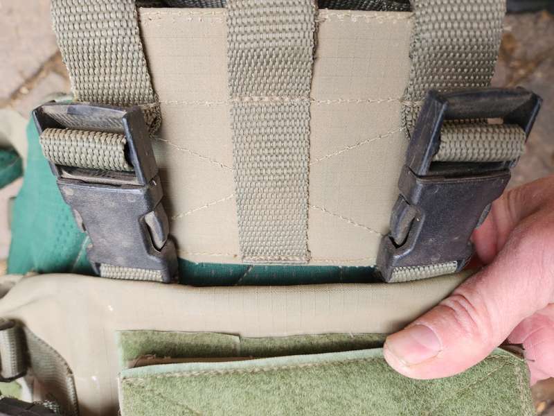 locally made ripstop canvas body armour plate carrier as new/unused clean & undamaged condition