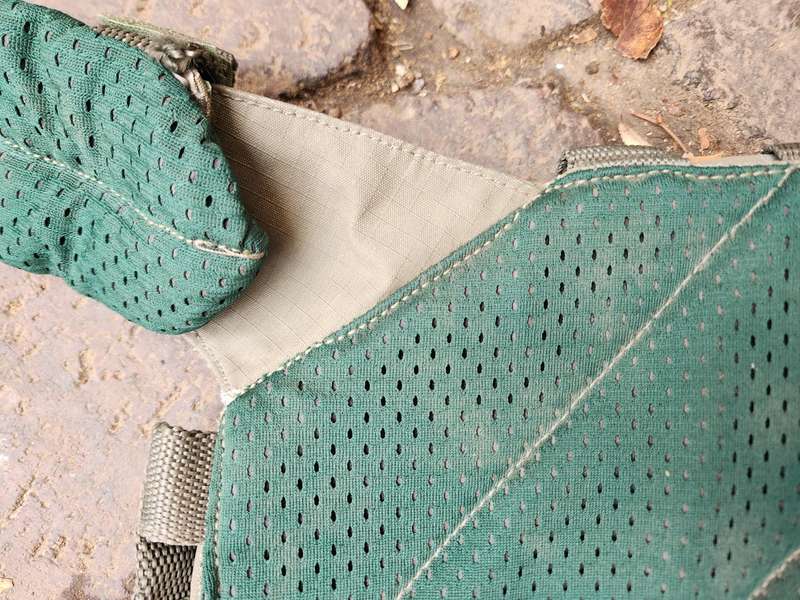 locally made ripstop canvas body armour plate carrier as new/unused clean & undamaged condition
