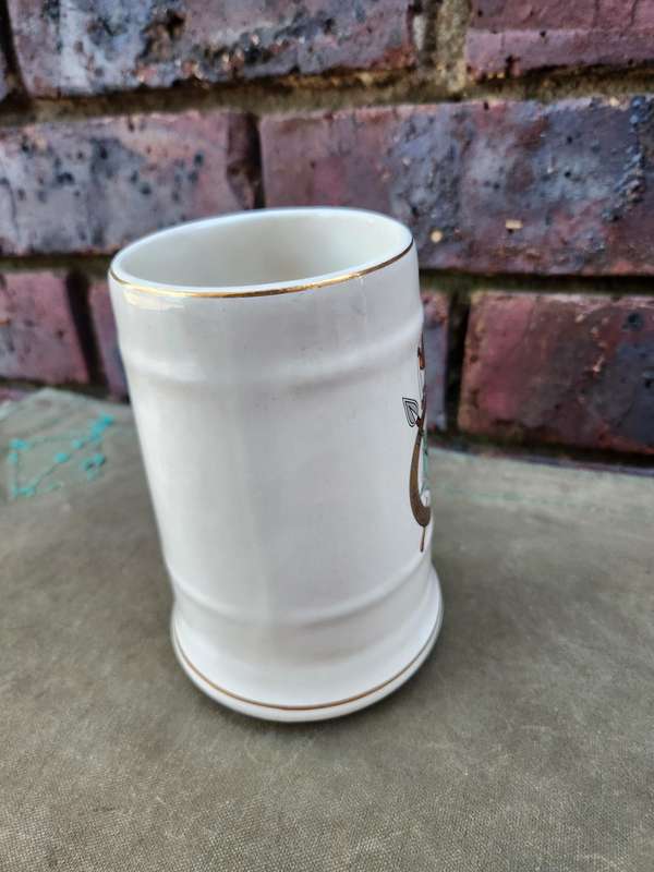 intact & undamaged 100% original Rhodesian era Intelligence Corps beer mug (tankard) - no damage