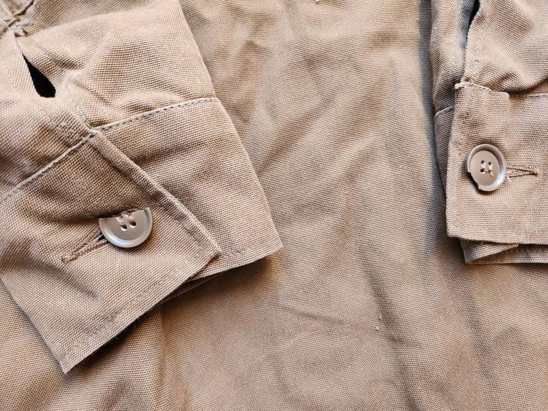 good clean used condition SADF era SA army issue early type (slanted top pockets) nutria bush-jacket