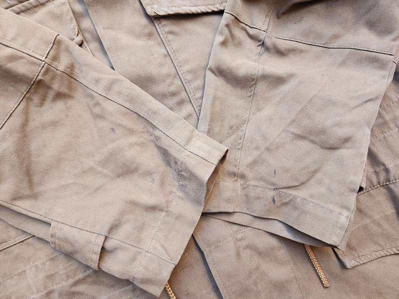 good clean used condition SADF era SA army issue ( tri-angle flap pocket type) nutria bush-jacket