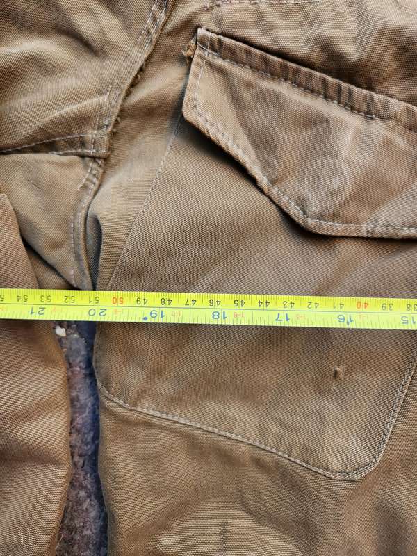 clean used condition SADF era SA army issue early type (slanted top pockets) nutria bush-jacket