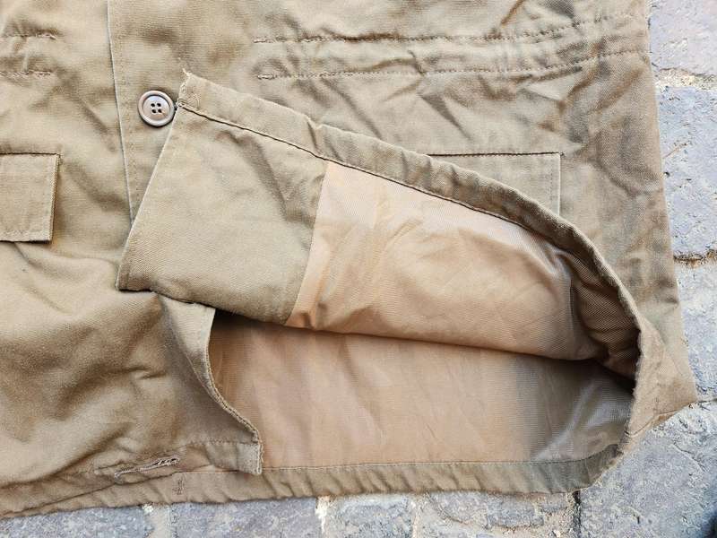 good clean used condition SADF era SA Army issue "PF" lined type nutria bush-jacket size Large