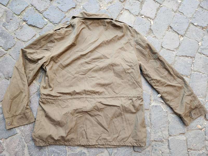 good clean used condition SADF era SA Army issue "PF" lined type nutria bush-jacket size Large
