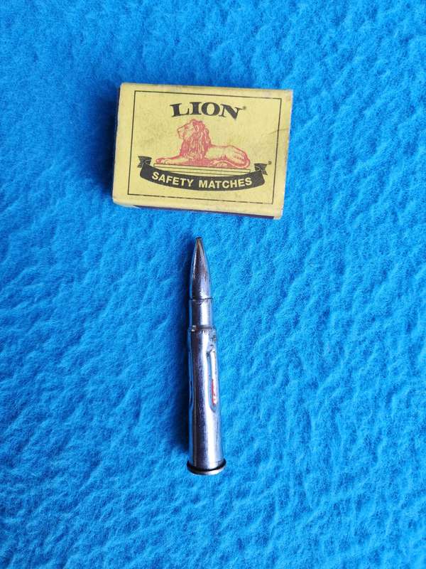 original UDF/SADF era SOLID allu inert FFE drill training aid for musketry & shooting with .303 SMLE