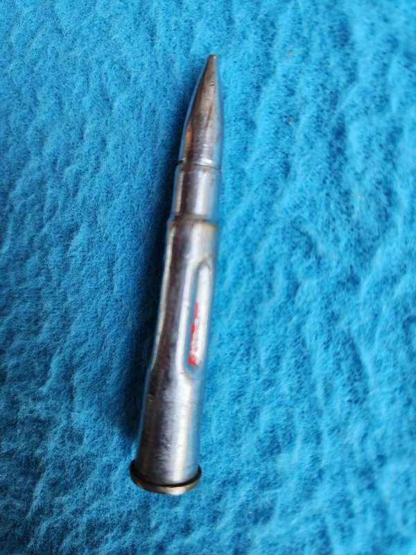 original UDF/SADF era SOLID allu inert FFE drill training aid for musketry & shooting with .303 SMLE