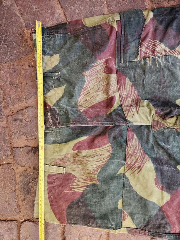 a pr custom tailored (modified & improved) original Belgian "brushstroke" camo combat trousers size