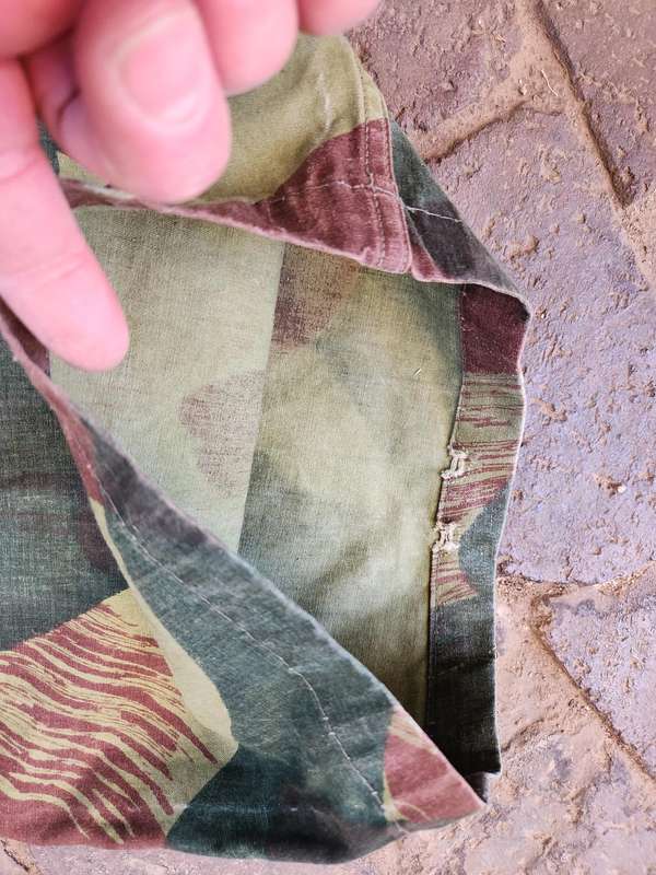 a pr custom tailored (modified & improved) original Belgian "brushstroke" camo combat trousers size