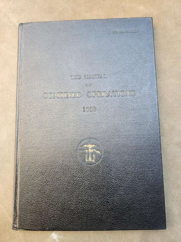 clean 1960 dated nr'ed copy of UK MoD manual titled "the manual of Combined Operations with UDF ink
