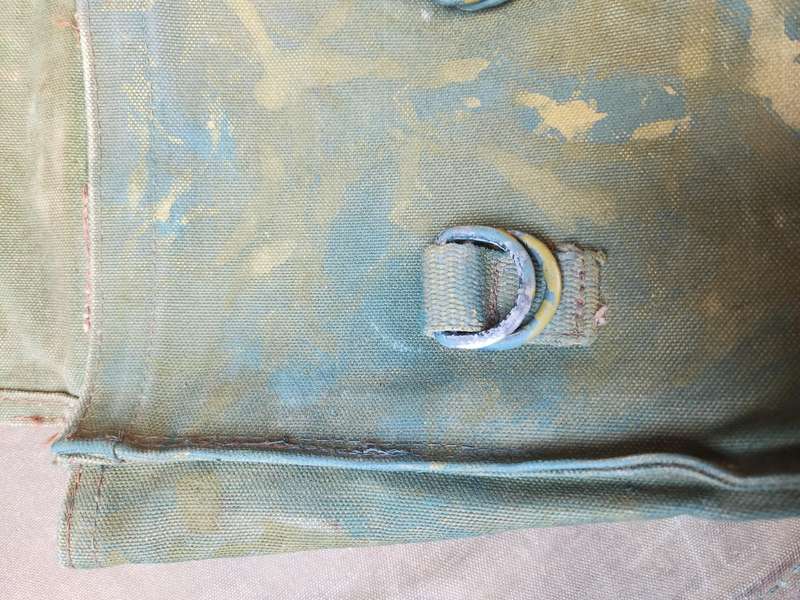 good intact used condition (custom hand camo painted) Rhodesian bushwar era "Farradays & Sons" type