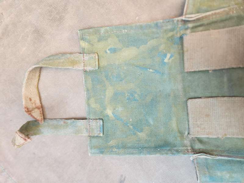 good intact used condition (custom hand camo painted) Rhodesian bushwar era "Farradays & Sons" type