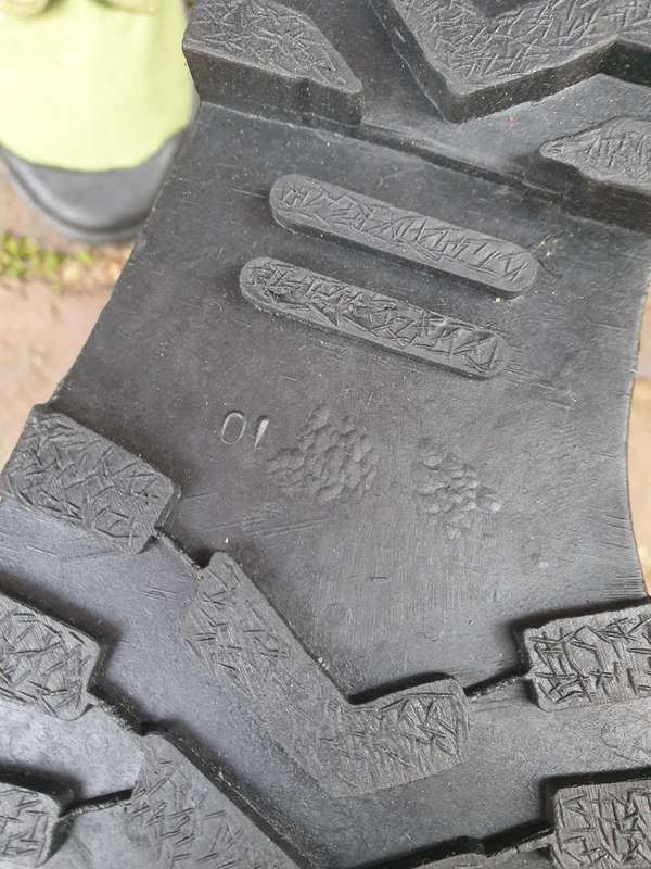 original 80s era vintage green canvas boots VERY similar to KOEVOET type in SWA/Angola bushwar