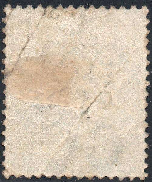 Griqualand West SG28 1/- GREEN - VFU with o/p type 17 - USED - SPACEFILLER