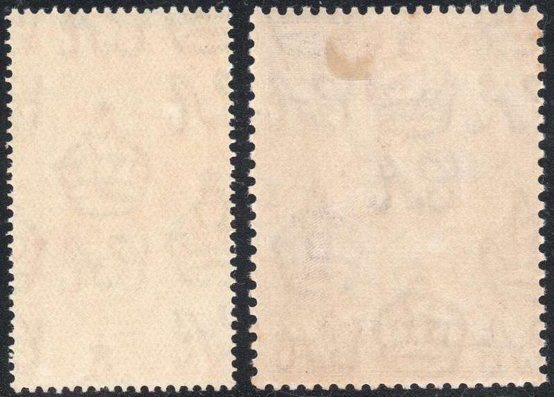 NORTHERN RHODESIA 1948 SILVER WEDDING SG48-9 - SET OF 2 - CV R2400 (£100+)