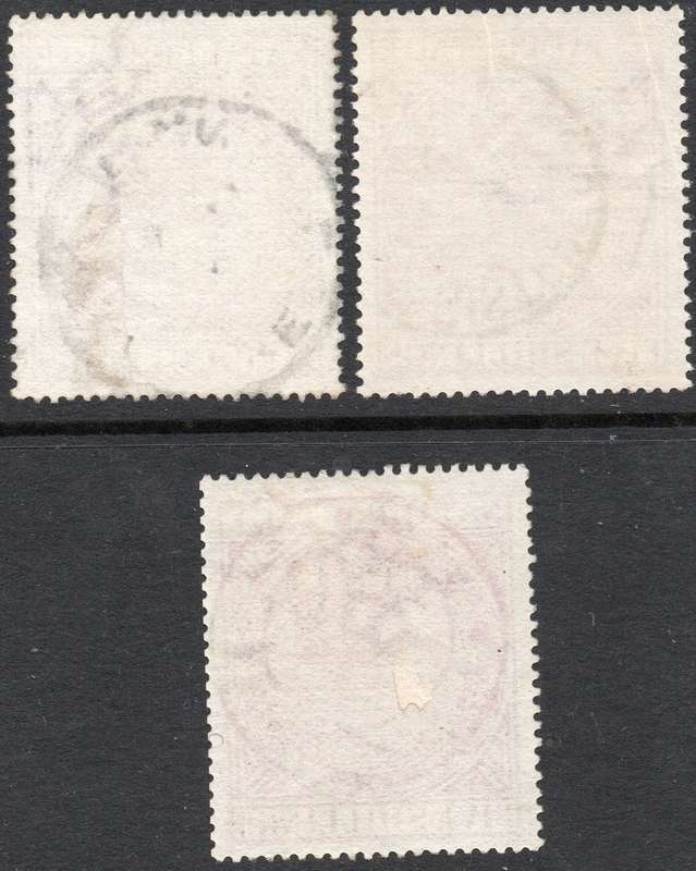NATAL 1874-82 SACC75-7 ALL SHADES OF THE 5/- VFU CV R5000