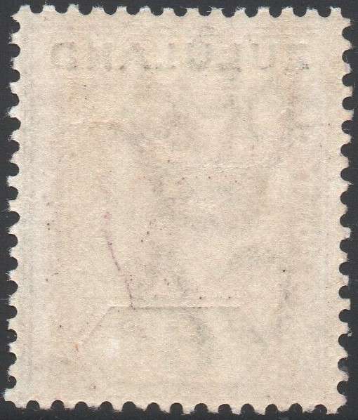 Zululand 1894-6 SACC18  6d MAUVE and BLACK  MM CV R450