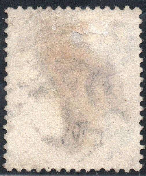Griqualand West SG27 4th PRINTING 6d VIOLET with o/p type 17 - VFU CV £14+(2017)