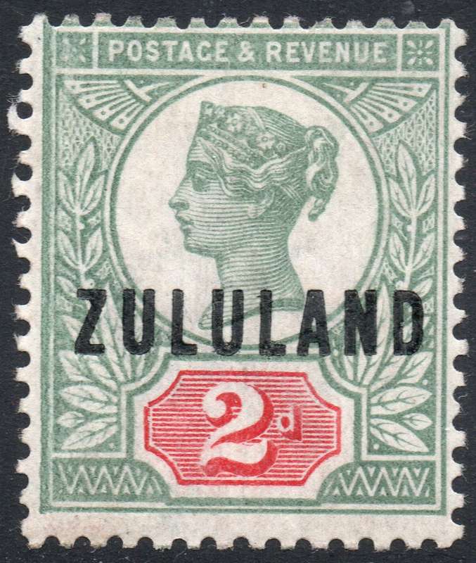 Zululand - SACC3 2d Grey-green and Carmine MM CV R600