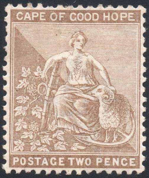 CAPE OF GOOD HOPE 1882 2d PALE BISTRE - MM - CV £150